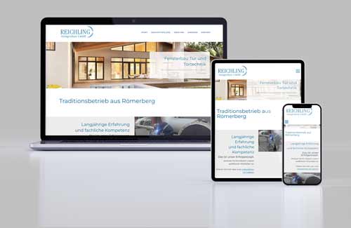 Webdesign für Reichling Anlagenbau